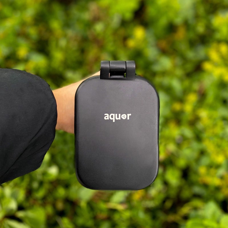 Aquor غطاء حريق منزل أكور V2+ المتميز، غطاء صنبور من الفولاذ المقاوم للصدأ، واقي من الطقس، متوافق مع صنبور V2+ المقاوم للصقيع، صنبور خارجي، فولاذ مقاوم للصدأ مطفي - Image 4